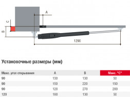 Привод для распашных ворот CAME ATS30DGM